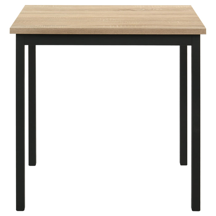 Garza 5-piece Space Saving Rectangular Dining Table Greige Oak