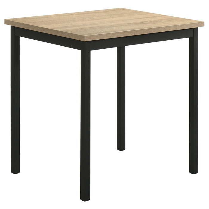 Garza Space Saving Rectangular Dining Table Greige Oak
