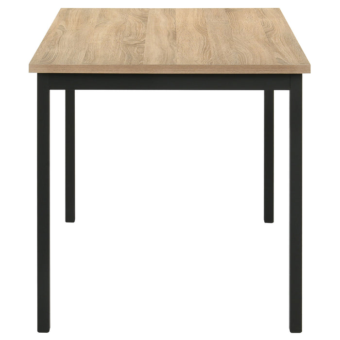 Garza Rectangular 47-inch Dining Table Greige Oak