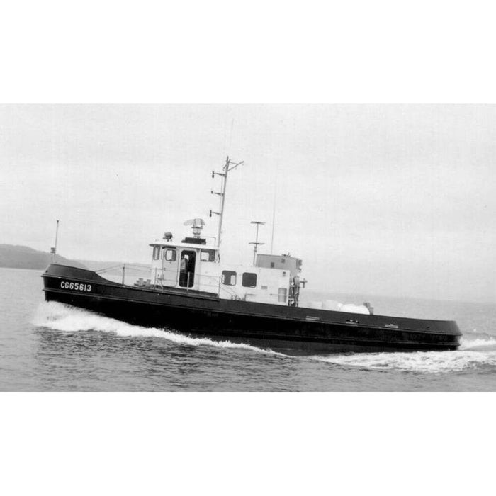Hand Painted Model Boat (624425) - Black / White