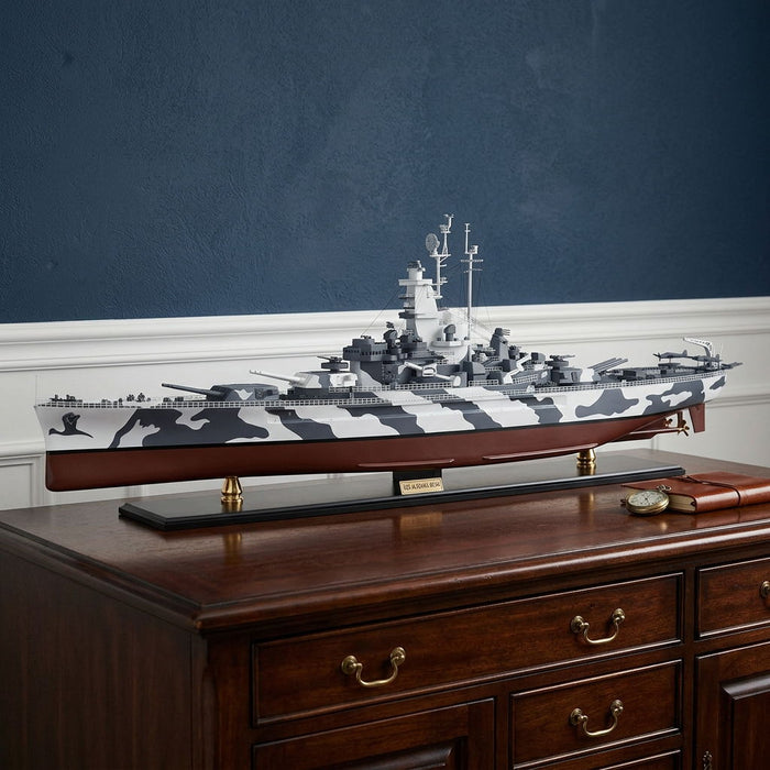 Hand Painted Sculpture - Gray / White