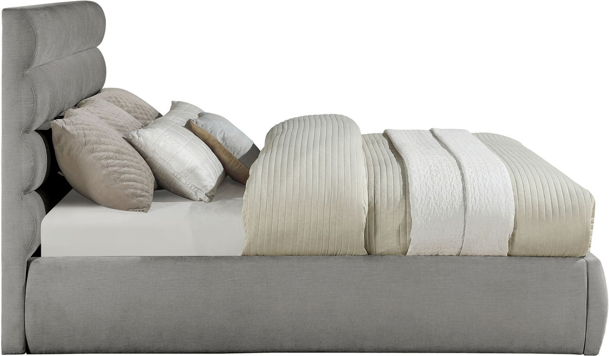 Adam - Chenille Fabric Bed With 52" Headboard