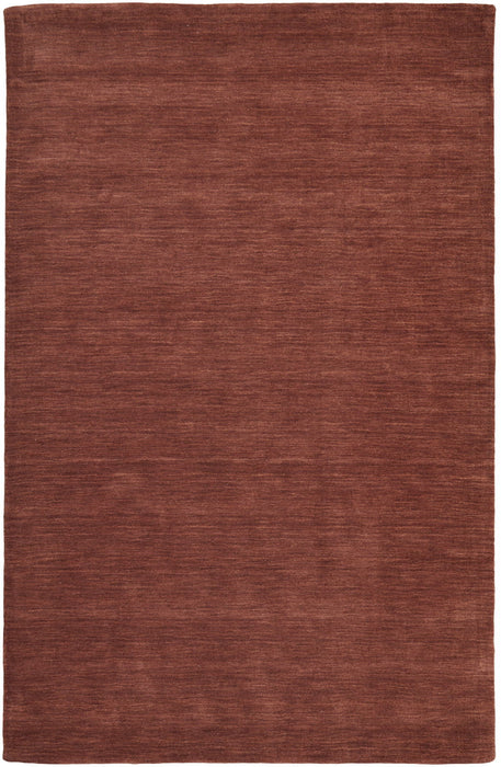 8' x 11' Wool Hand Woven Area Rug - Orange