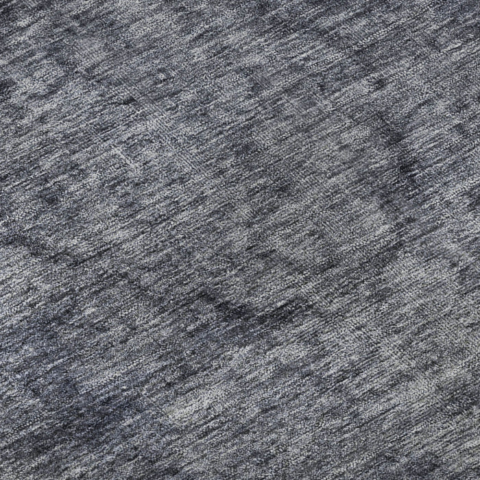 10' X 14' Abstract Washable Area Rug With UV Protection (696266) - Blue / Gray