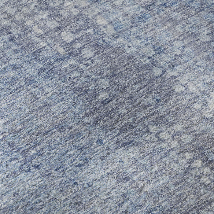 10' X 14' Abstract Washable Area Rug With UV Protection (717326) - Blue / Ivory