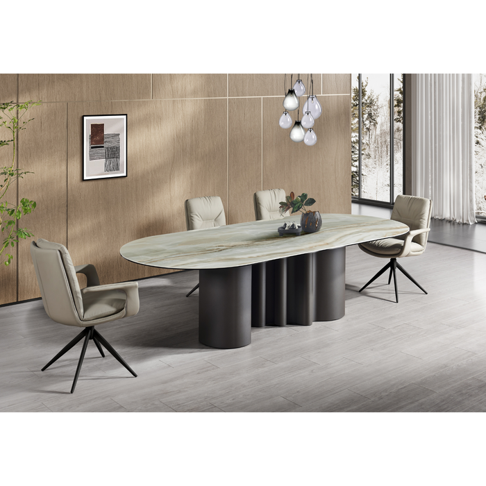 J & M Furniture RH Borghini Dining Table
