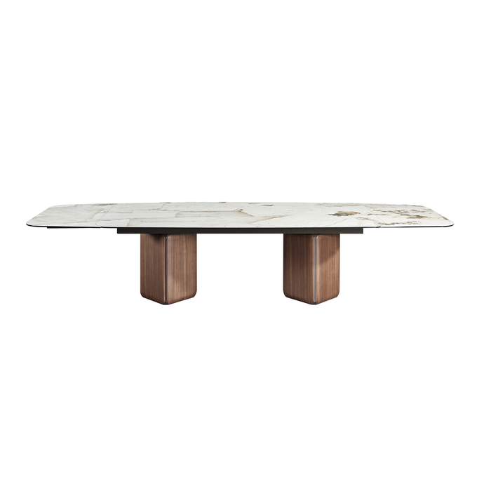 J & M Furniture RH Breccia Extension Dining Table