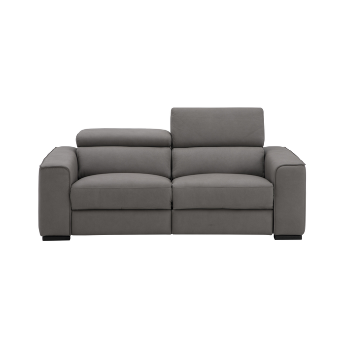 J & M Furniture Picasso Love Seat In Truffle (no console)