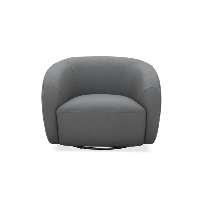 J & M Furniture Orbit Swivel Chair in Charcoal