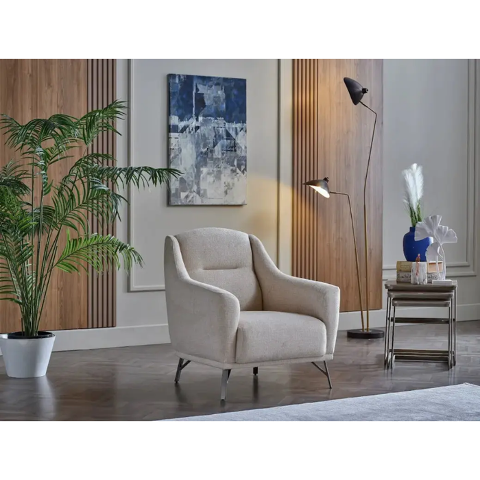 Bellona Mirante Accent Chair - Beatto Cream