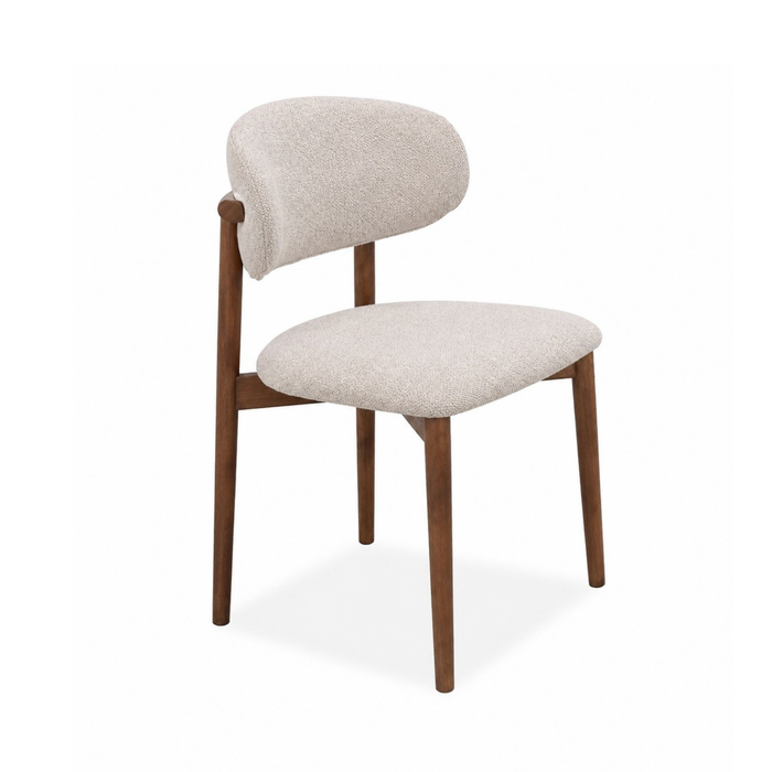 J & M Furniture Clover Chair in Walnut