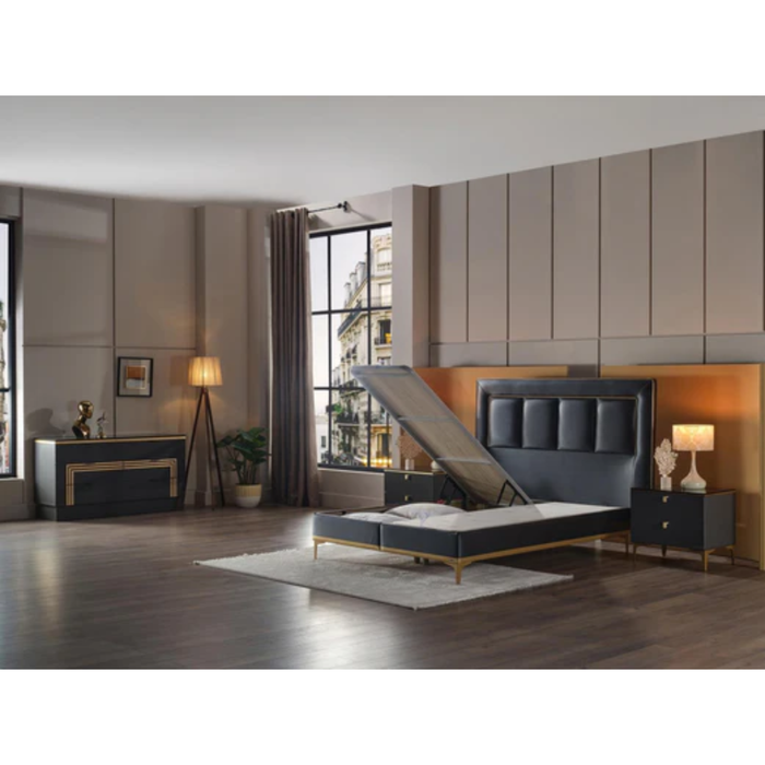 Bellona Carlino Headboard - Carlino Gray