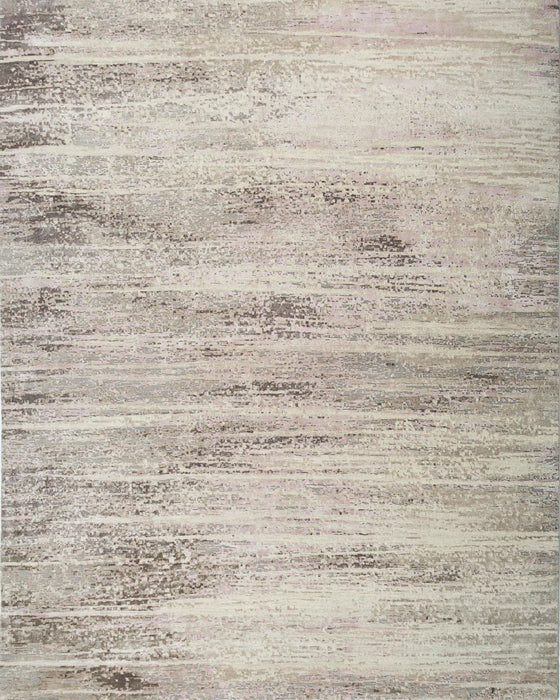8' X 10' Contemporary Abstract Hand Knotted Area Rug - Brown