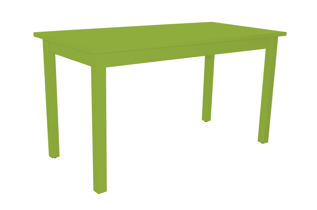 60" Solid Wood Dining Table - Chartreuse