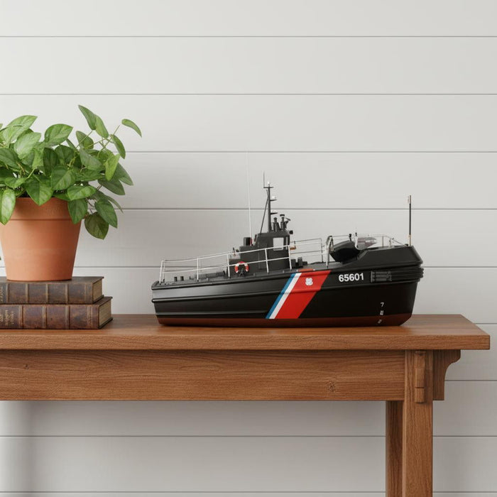 Hand Painted Model Boat (624537) - Black