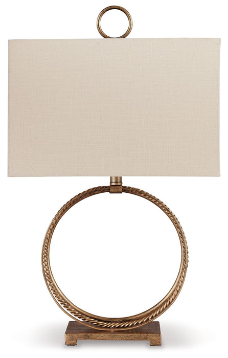 Mahala - Antique Gold Finish - Metal Table Lamp