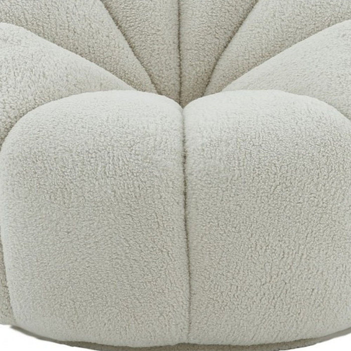 Sherpa Lounge Chair - White