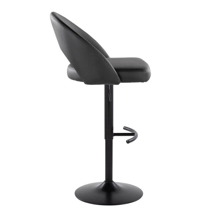 Renee - Adjustable Barstool (Set of 2) - Black Base