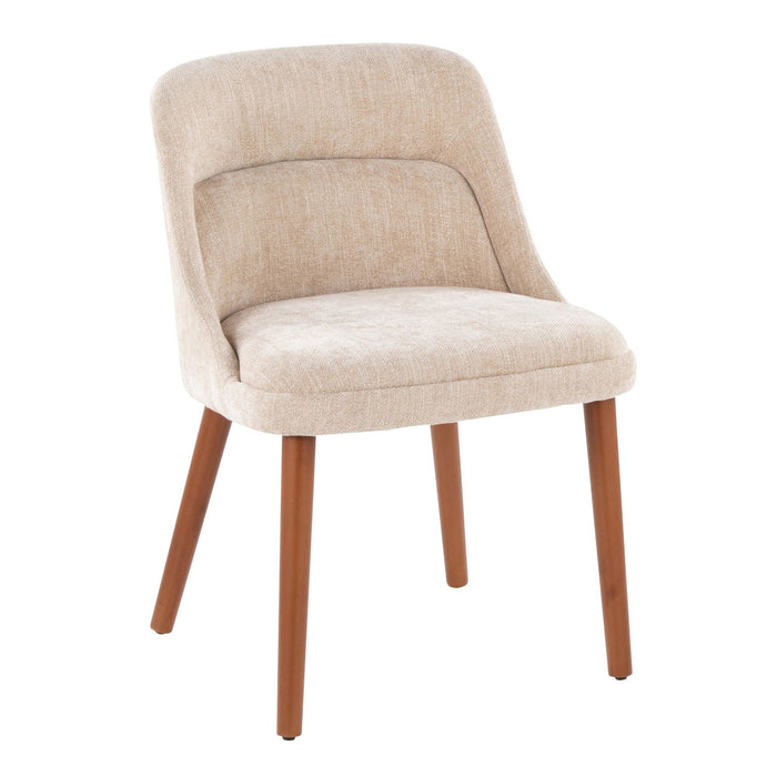 Rina - Chair (Set of 2) - Walnut Wood