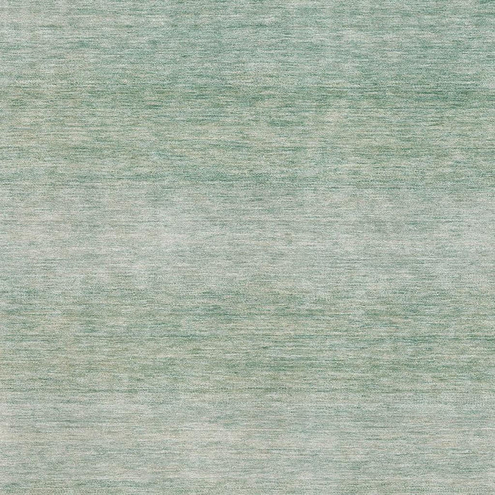 10' X 14' Striped Washable Area Rug With UV Protection (699532) - Aqua / Beige