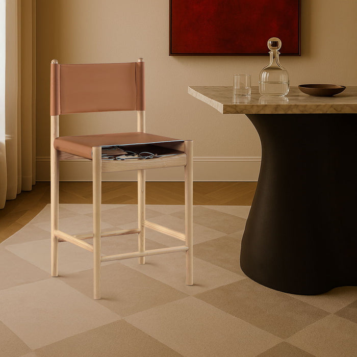 Rawlins - Counter Stool - Natural Frame