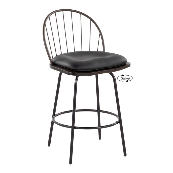 Riley Claire - 26" Fixed-Height Counter Stool (Set of 2)