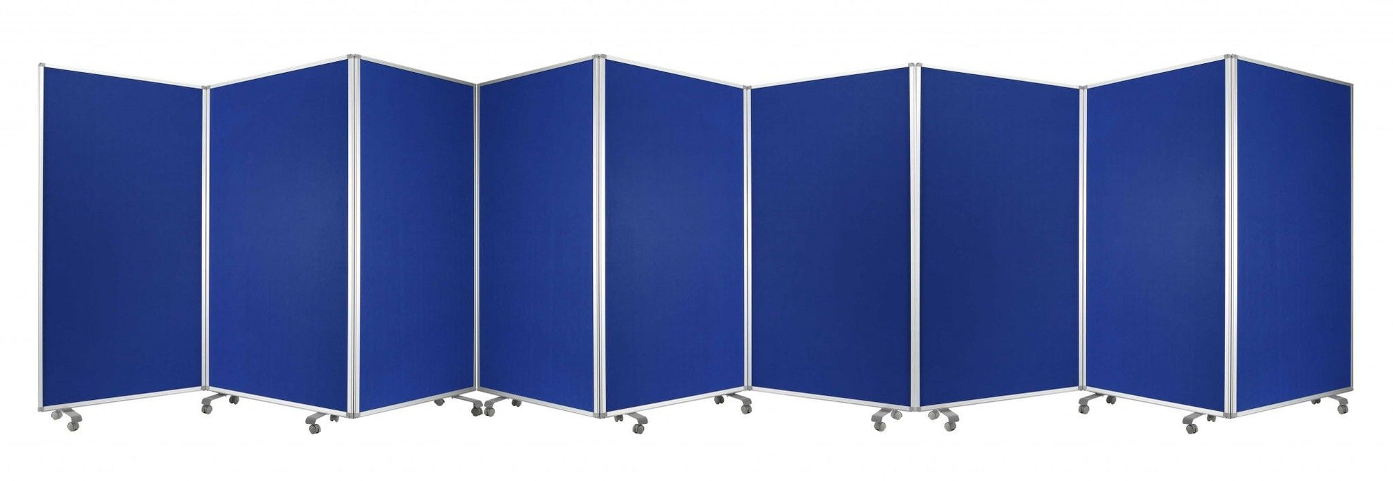 Metal, 9 Panel, Screen - Blue