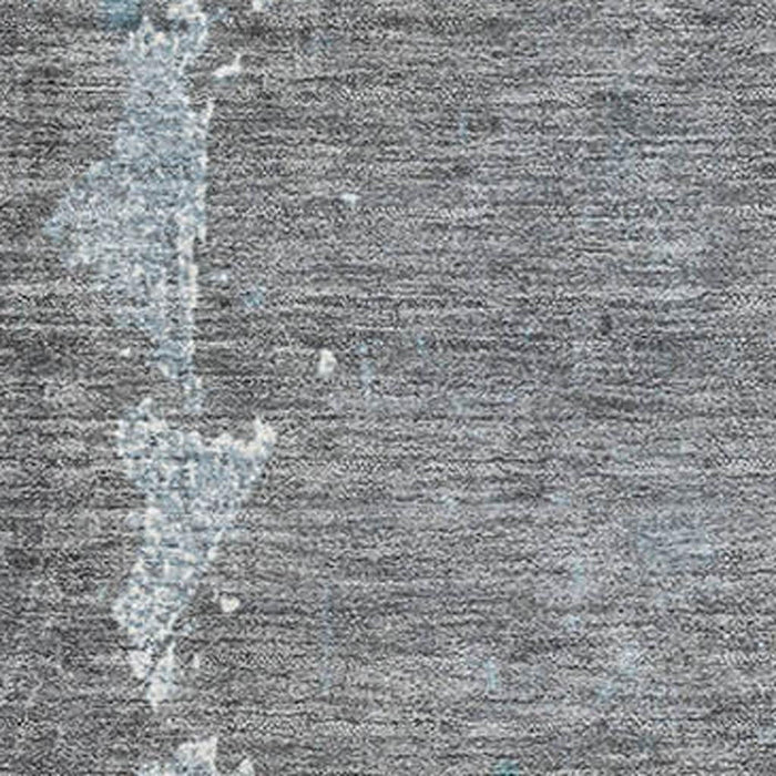 10' X 14' Abstract Washable Area Rug With UV Protection (705377) - Teal / Gray / Ivory