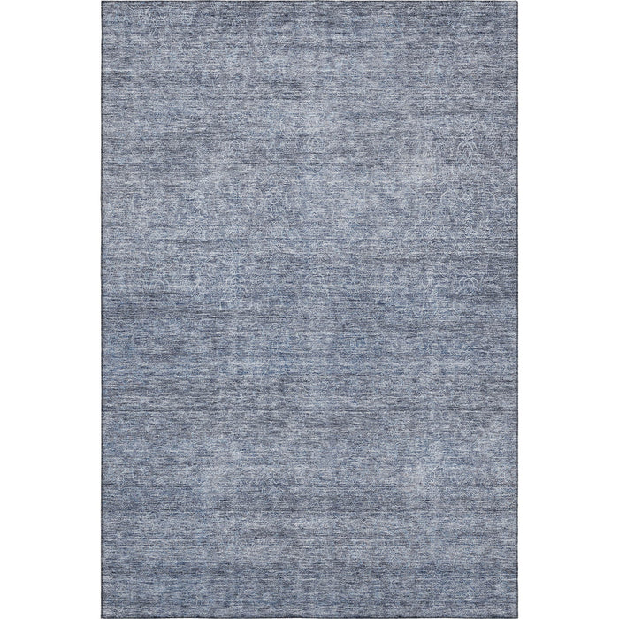 10' X 14' Abstract Washable Area Rug With UV Protection (687997) - Sky Blue / Beige