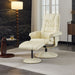 Giga recliner chair with ottoman, 360° swivel lounge chair featuring massage, vibration, and heated seat for relaxation.