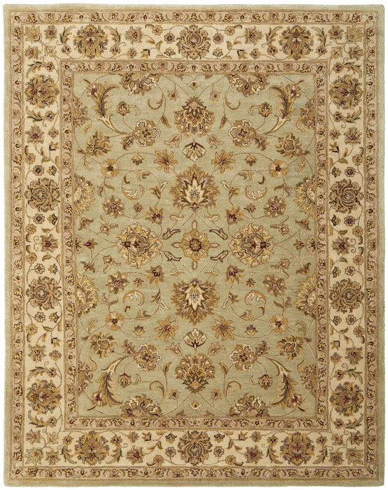 5' X 8' Traditional Oriental Hand Tufted Area Rug - Tan
