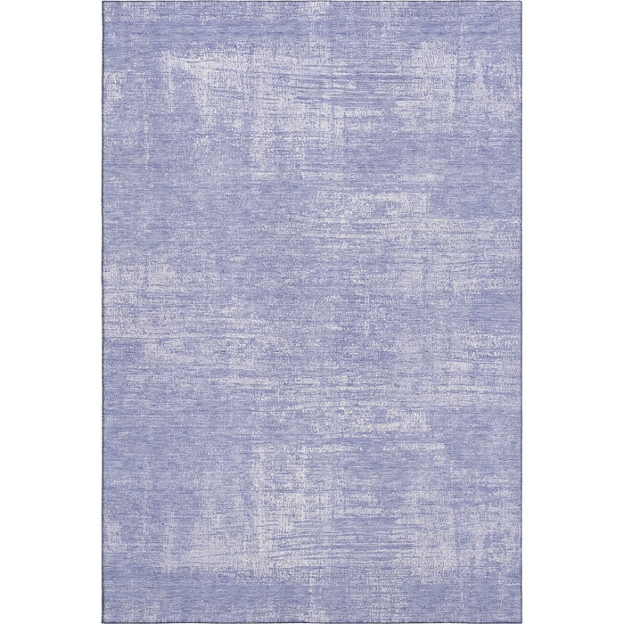 8' X 10' Abstract Washable Area Rug With UV Protection (667130) - Lavender / Ivory