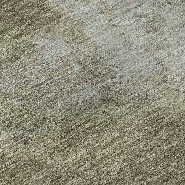 10' X 14' Abstract Washable Area Rug With UV Protection (699818) - Taupe / Beige