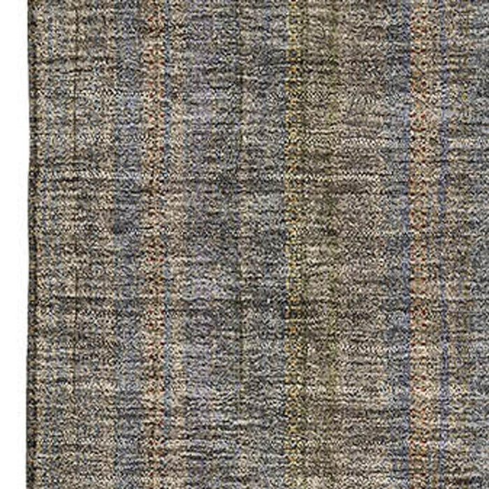 10' X 14' Striped Washable Area Rug With UV Protection (677585) - Taupe / Olive Green