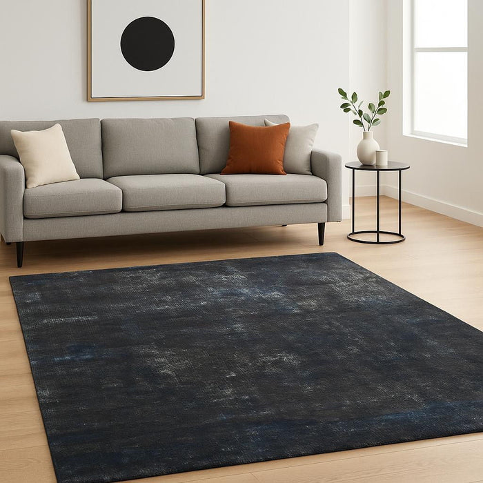 8' X 10' Hand Knotted Area Rug - Blue