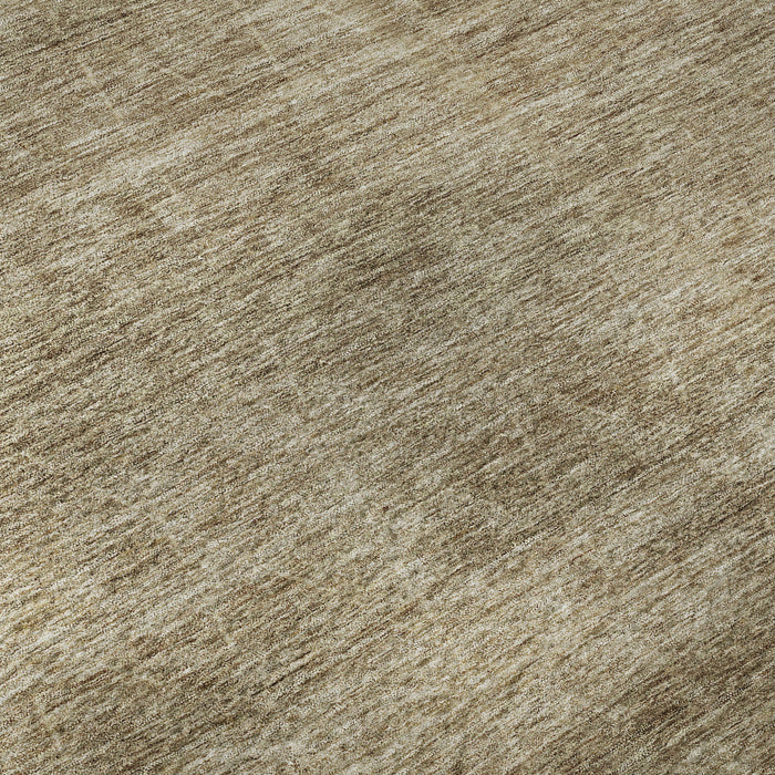 10' X 14' Geometric Washable Area Rug With UV Protection (688027) - Wheat / Beige