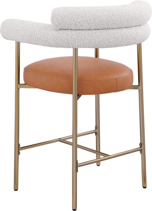Blake - Counter Stool With Bronze Legs (Set of 2)