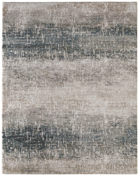 10' X 13' Abstract Area Rug (722296) - Blue / Ivory