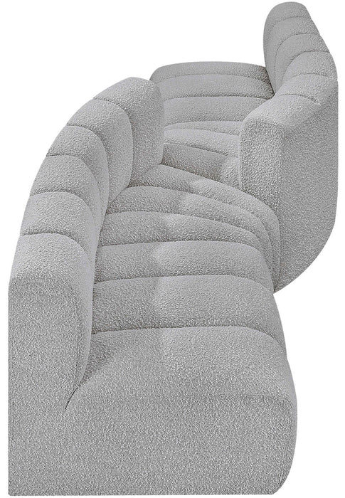 Arc - Boucle Fabric 4 Piece Sofa