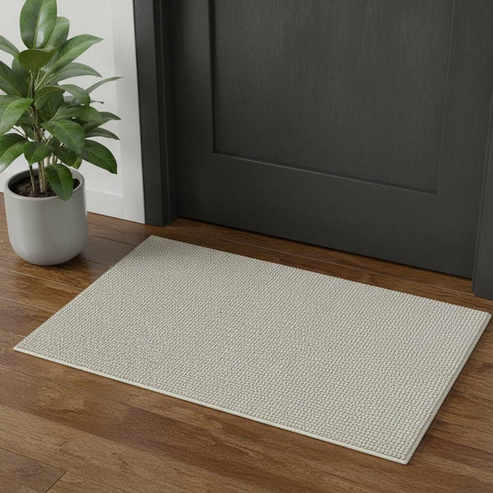 2' X 4' Striped Area Rug (552762) - Ivory / Brown