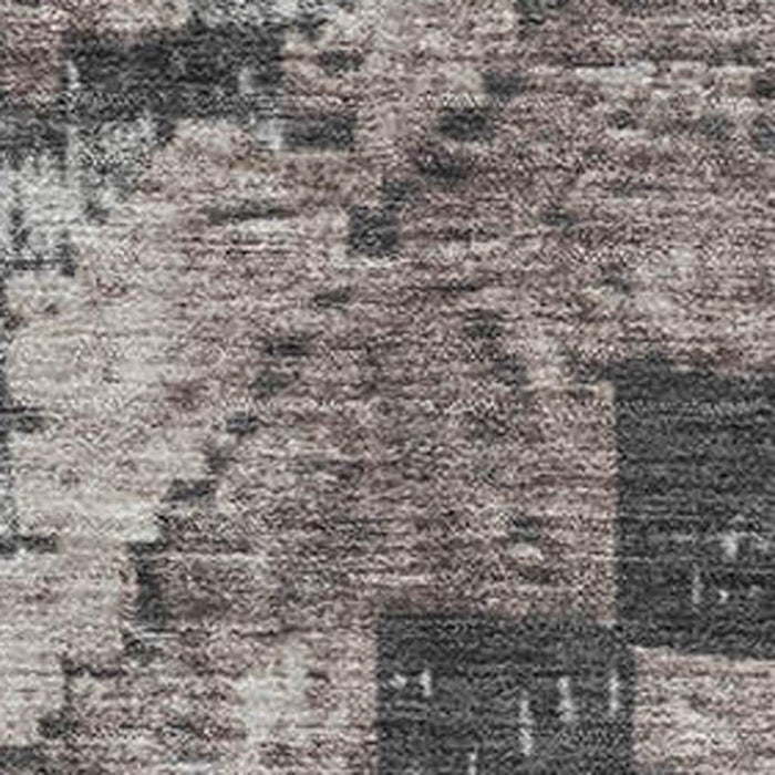 10' X 14' Diamond Washable Area Rug With UV Protection (707089) - Taupe / Charcoal / Gray