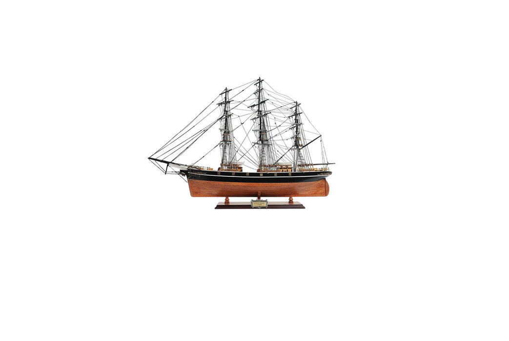 Hand Painted Boat - Brown / Black