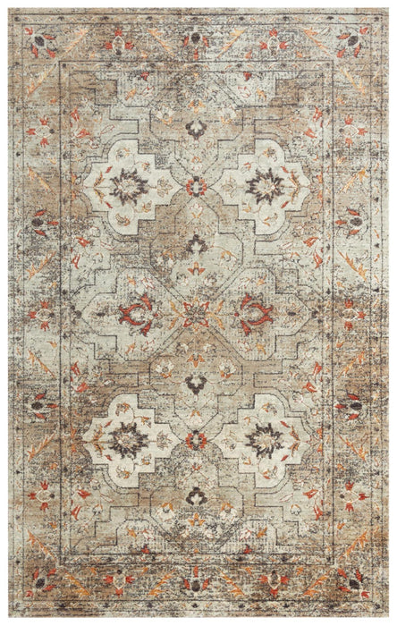 8' X 10' New Zealand Lambs Wool Oriental Hand Carved Handmade Area Rug (748025) - Green / Beige / Apricot
