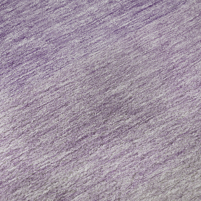 10' X 14' Ombre Washable Area Rug With UV Protection (673813) - Purple / Ivory