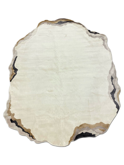 7' X 9' Area Rug (722640) - Black / Cream / Gold