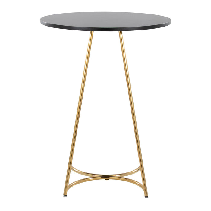 Cece - Counter Table - Gold Metal