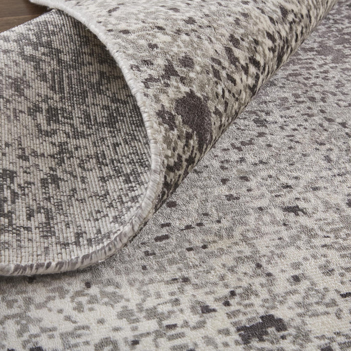 8' X 10' Ombre Hand Woven Area Rug (744308) - Gray / Ivory / Taupe