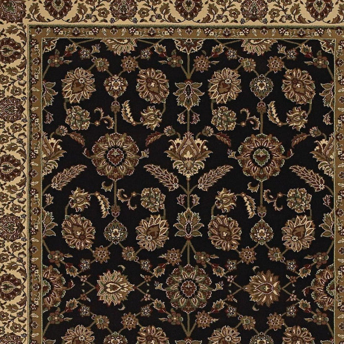 5' X 8' Oriental Area Rug (574358) - Brown / Ivory