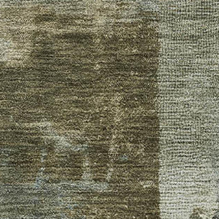 10' X 14' Abstract Washable Area Rug With UV Protection (717038) - Green / Gray