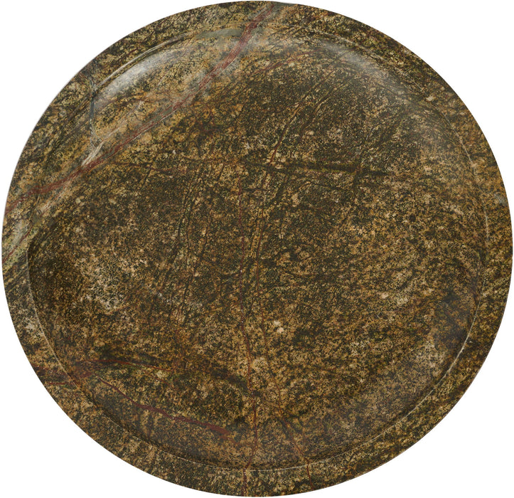 Marble bowl from Meridian Furniture's Colannade collection, showcasing elegant genuine marble with a smooth, polished finish.